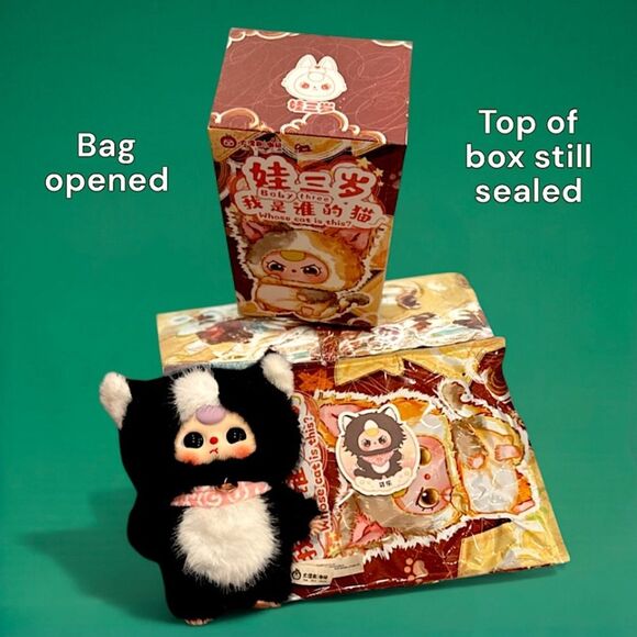 Baby Three Whose Cat Am I? Plush Blind Box - Cola - Picture 3 of 16